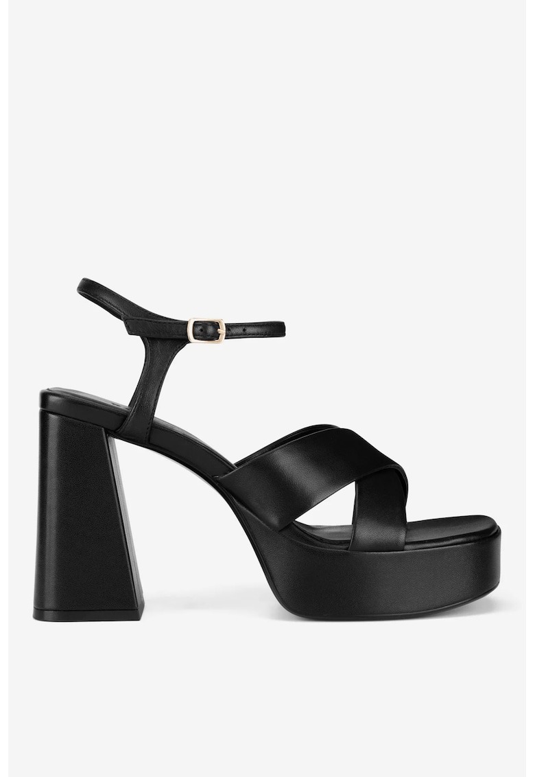 Sandale dama 5903698194516 - Piele naturala - Negru 1 Sandale dama 5903698194516 - Piele naturala - Negru