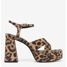 Sandale dama  5903698194530 - Piele intoarsa - Maro