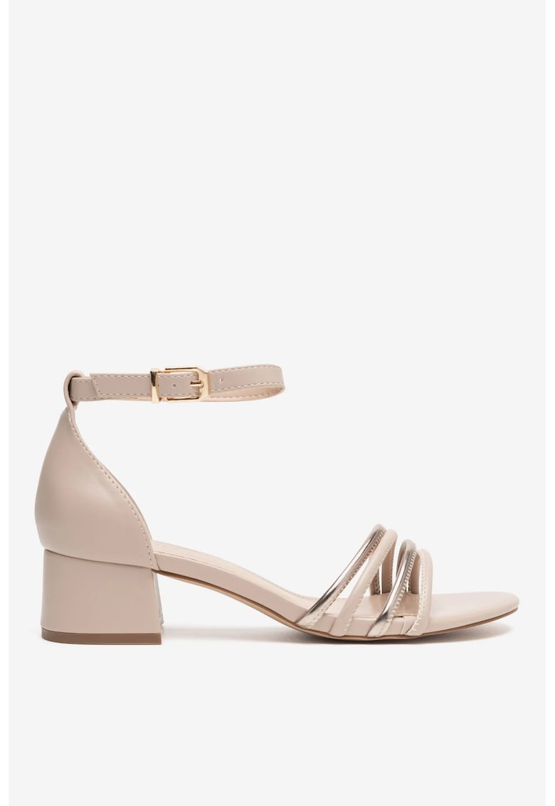 Sandale dama 5904862315218 - Sintetic - Bej 1 Sandale dama  5904862315218 - Sintetic - Bej