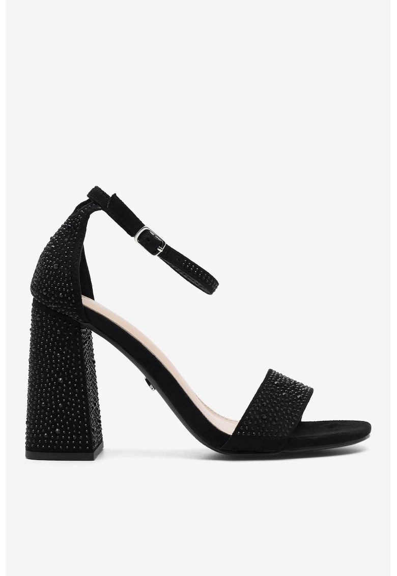 Sandale dama 5904862698717 - Textil - Negru 1 Sandale dama  5904862698717 - Textil - Negru