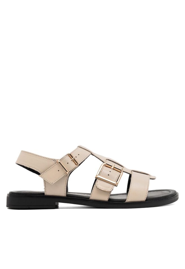 Sandale dama - 590486281102437 - Piele naturala - Bej 1 Sandale dama - 590486281102437 - Piele naturala - Bej