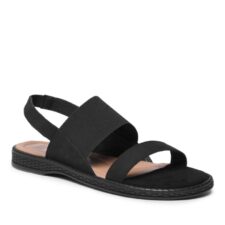 Sandale dama -  5904862820538 - Negru - Piele naturala/Piele nabuc