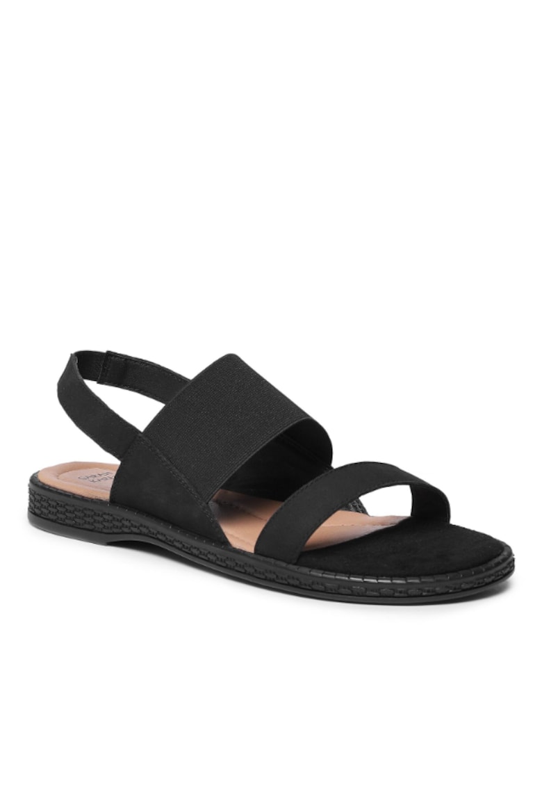 Sandale dama - 5904862820538 - Negru - Piele naturala/Piele nabuc 1 Sandale dama - 5904862820538 - Negru - Piele naturala/Piele nabuc