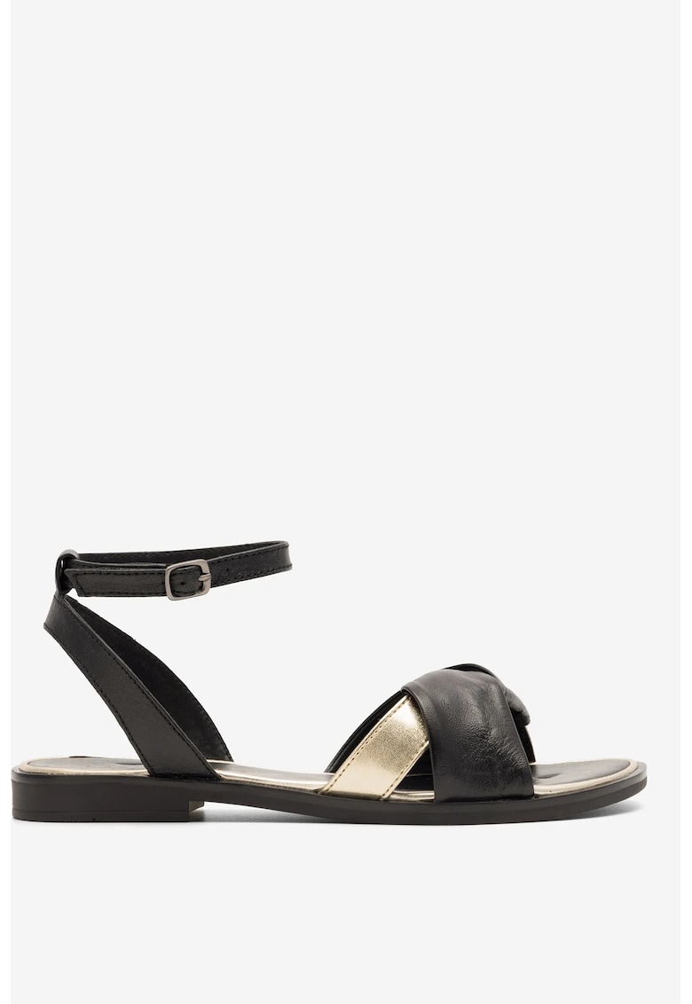 Sandale dama 5904862832531 - Piele naturala - Negru 1 Sandale dama 5904862832531 - Piele naturala - Negru