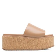 Sandale dama -  590486284474938 - Piele naturala - Maro