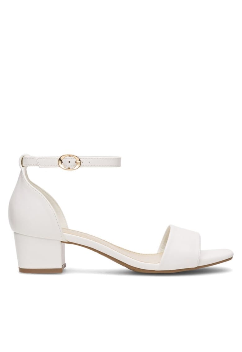 Sandale dama - 590558834044738 - Sintetic - Alb 1 Sandale dama -  590558834044738 - Sintetic - Alb