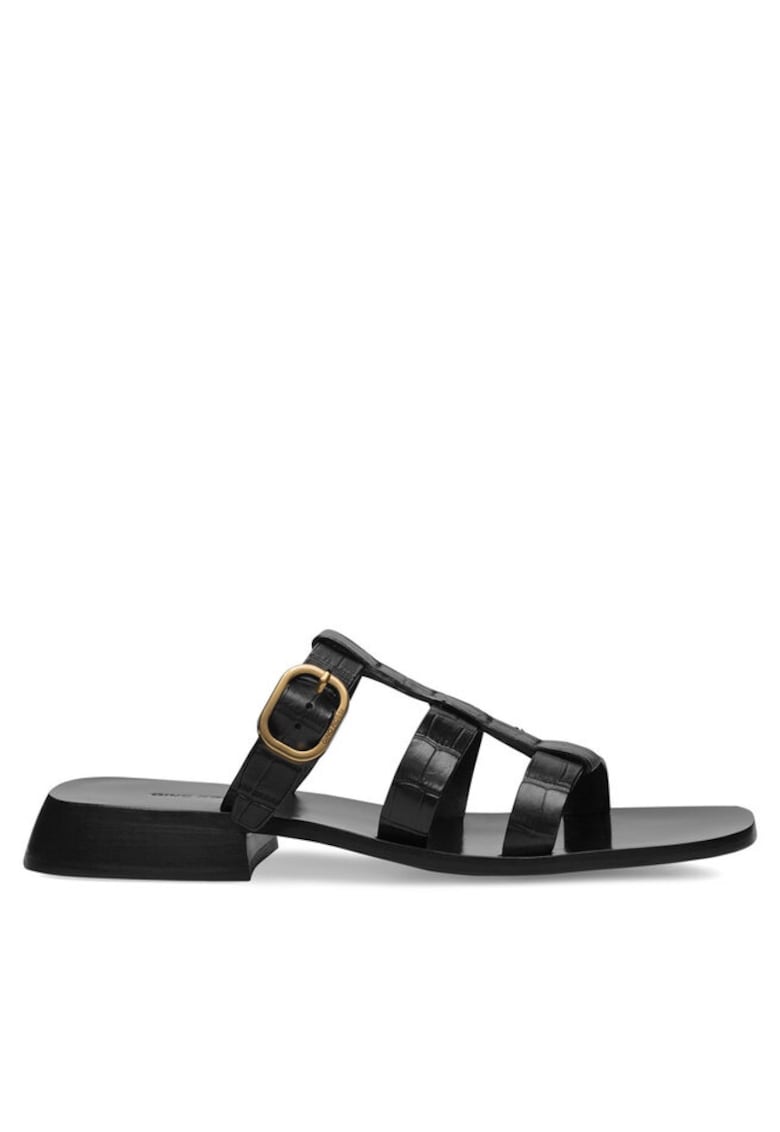 Sandale dama - 590558834351639 - Piele naturala - Negru 1 Sandale dama -  590558834351639 - Piele naturala - Negru