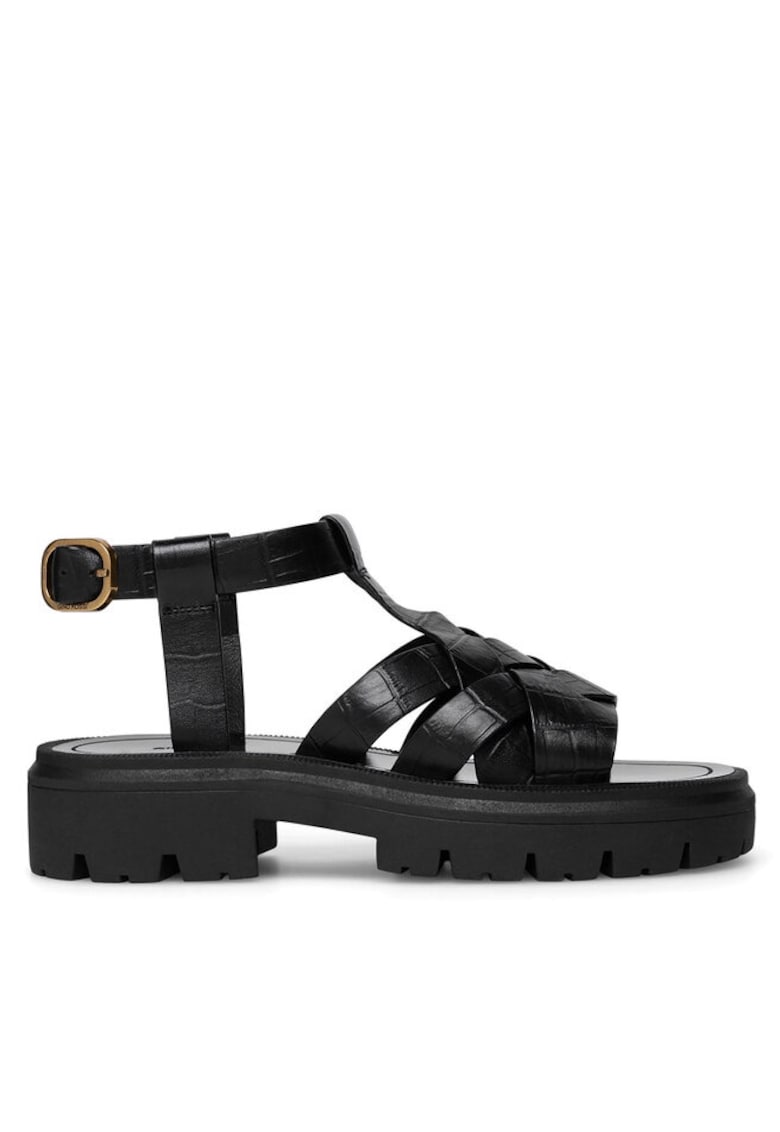 Sandale dama - 590558840267139 - Piele naturala - Negru 1 Sandale dama -  590558840267139 - Piele naturala - Negru