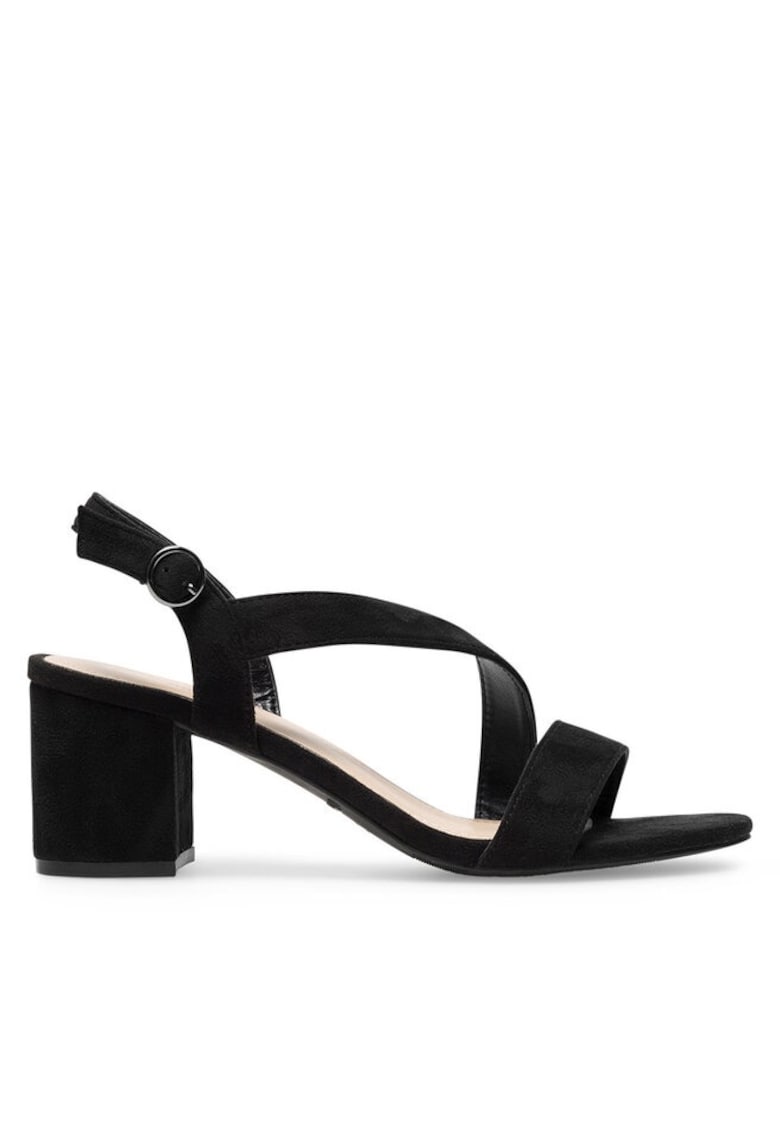 Sandale dama - 590558842861936 - Textil - Negru 1 Sandale dama -  590558842861936 - Textil - Negru