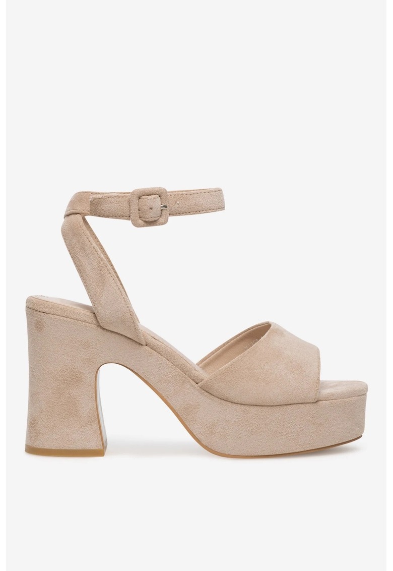 Sandale dama 5905588519140 - Textil - Bej 1 Sandale dama  5905588519140 - Textil - Bej