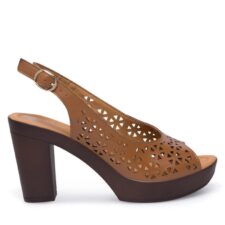 Sandale dama -  590558857143838 - Piele naturala - Maro