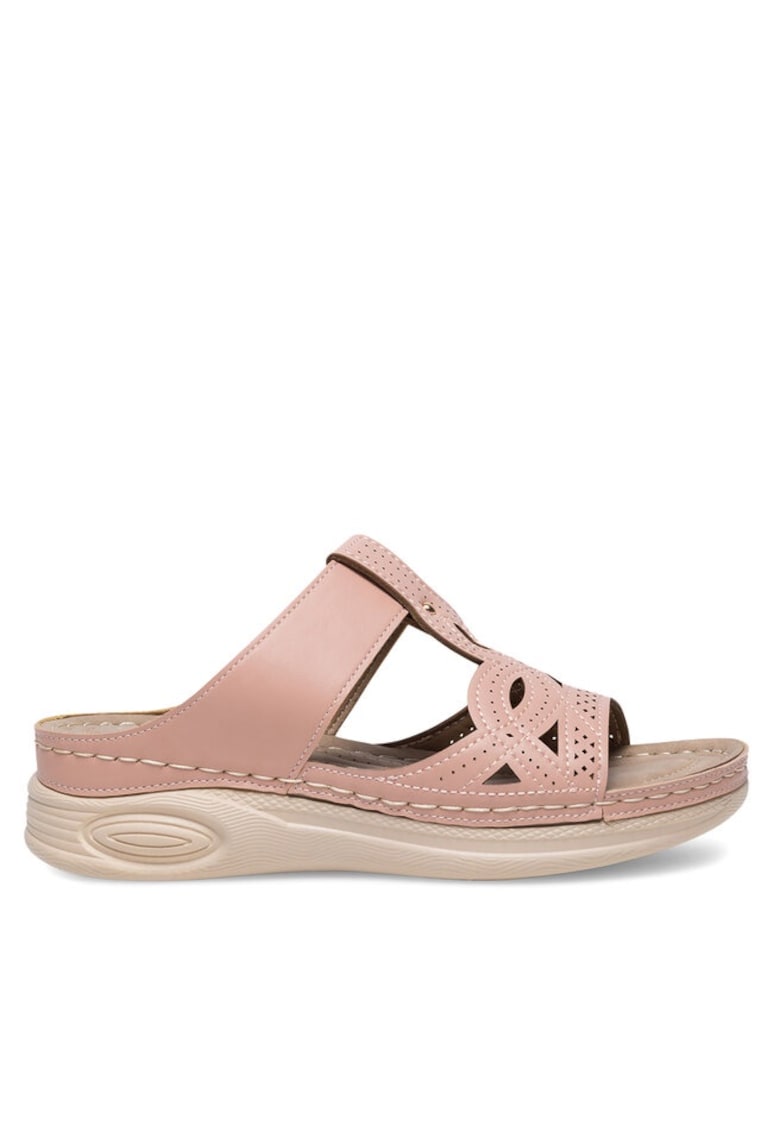 Sandale dama - 590558858719438 - Sintetic - Roz 1 Sandale dama -  590558858719438 - Sintetic - Roz