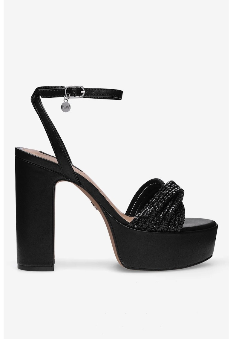 Sandale dama 5905588592549 - Sintetic - Negru 1 Sandale dama 5905588592549 - Sintetic - Negru