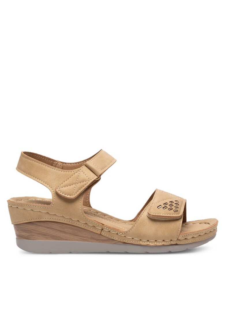 Sandale dama - 590558860305439 - Sintetic - Bej 1 Sandale dama - 590558860305439 - Sintetic - Bej