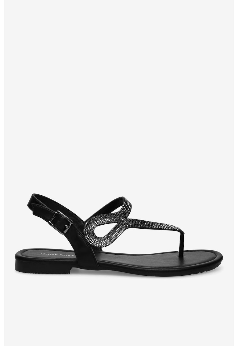 Sandale dama 5905588612834 - Sintetic - Negru 1 Sandale dama 5905588612834 - Sintetic - Negru