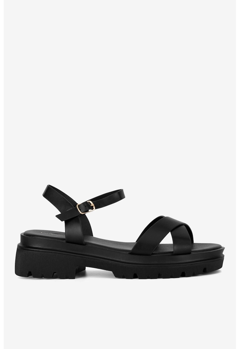 Sandale dama 5905588696834 - Sintetic - Negru 1 Sandale dama 5905588696834 - Sintetic - Negru