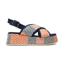 Sandale dama -  70638 - Textil - Bleumarin