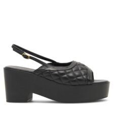 Sandale dama - 80825 -  Sintetic - Negru