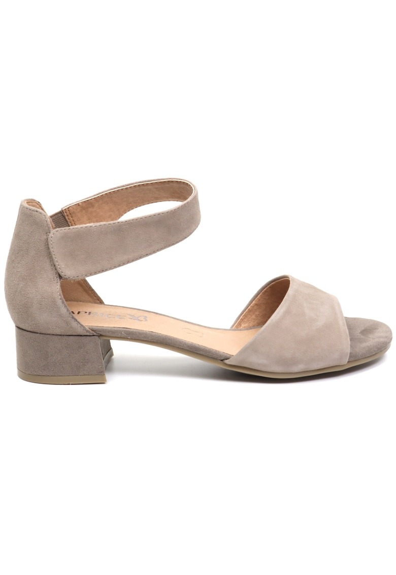 Sandale dama 9 28212 20 taupe velur 1 Sandale dama 9 28212 20 taupe velur