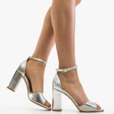 Sandale dama Angus Argintii