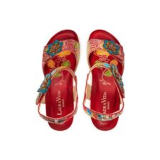 Sandale dama - BONITO 13 -  Piele naturala - Rosu