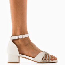 Sandale dama Banessa Albe