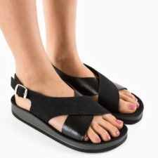 Sandale dama Basel Negre