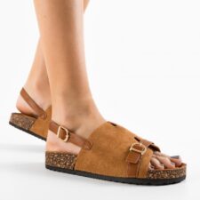 Sandale dama Besta Camel