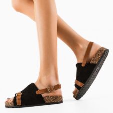 Sandale dama Besta Negre