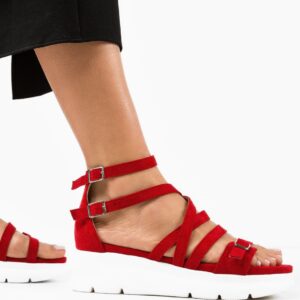 Sandale dama Brandan Rosii