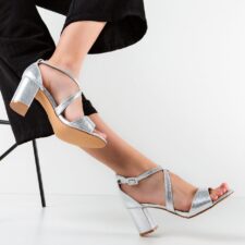 Sandale dama Caspian Argintii