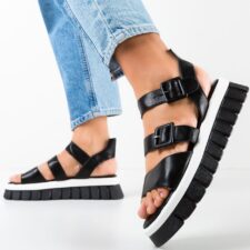 Sandale dama Charlton Negre