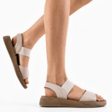 Sandale dama Crescen Bej