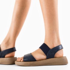 Sandale dama Crescen Bleumarin