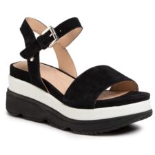 Sandale dama - D02HBC-00021 -  Piele naturala - 41 EU - Negru