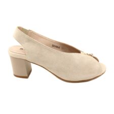 Sandale dama - DASZYŃSKI - BM164248 - Bej