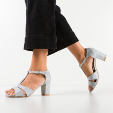 Sandale dama Danald Argintii