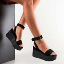 Sandale dama Delos Negre