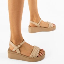 Sandale dama Devan Bej