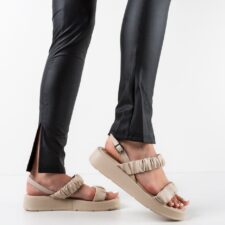 Sandale dama Donezia Bej