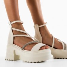 Sandale dama Eleger Albe