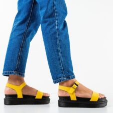 Sandale dama Elsie Galbene