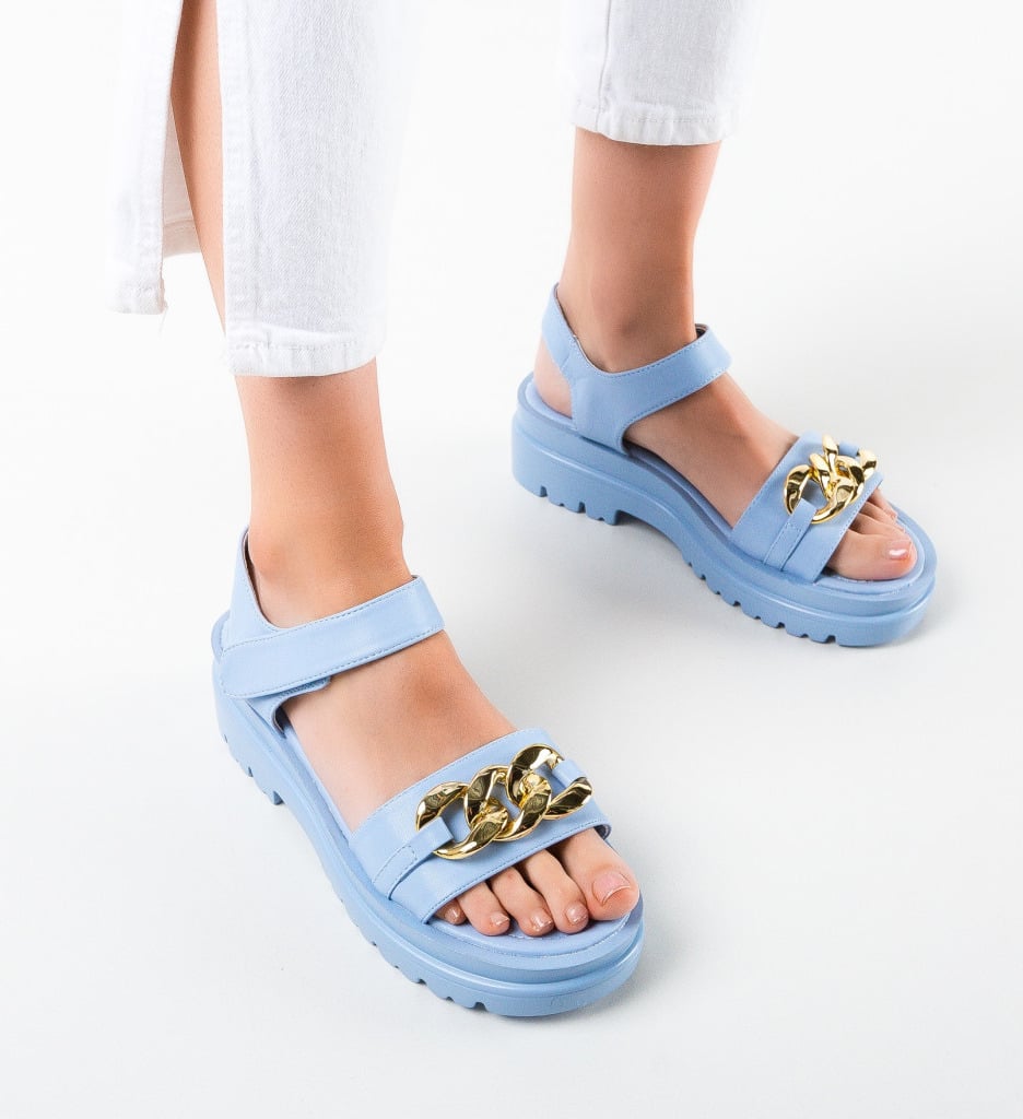 Sandale dama Elysateb Albastre 1 Sandale dama Elysateb Albastre