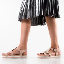 Sandale dama Emilia Bej