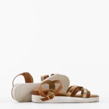 Sandale dama Emilian Camel