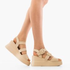 Sandale dama Evans Bej