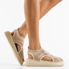 Sandale dama Existega Bej