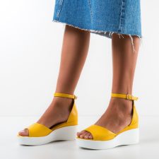 Sandale dama Finney Galbene