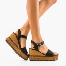 Sandale dama Fleur Negre
