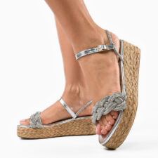 Sandale dama Floren Argintii